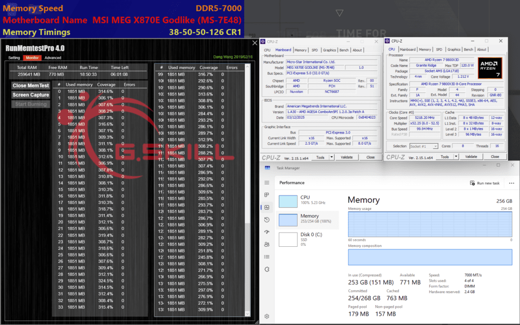 اولین رم ۲۵۶ گیگابایتی جهان با سرعت ۶۰۰۰ مگاترنسفر در CL32 معرفی شد