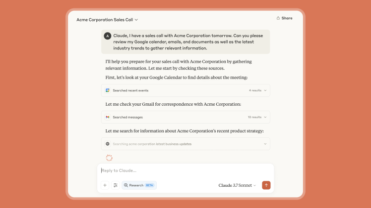 ادغام کلود با Google Workspace