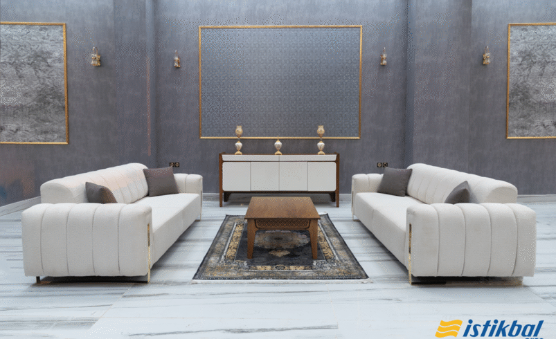 مبل راحتی کاترین تخت‌خواب‌شو ۸ نفره - مبلمان ارس استقبال