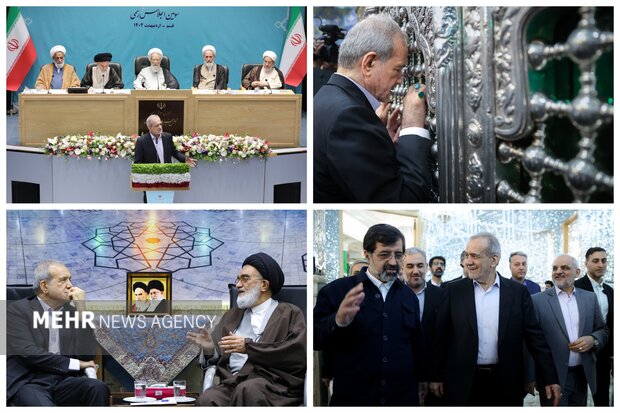 سفر یک روزه رئیس جمهور به قم؛ سخنرانی پزشکیان در اجلاس خبرگان رهبری سفر یک روزه رئیس جمهور به قم؛ سخنرانی پزشکیان در اجلاس خبرگان رهبری