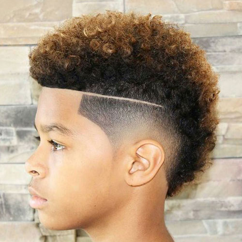 Best-Black-Mens-Haircuts-Burst-Fade-Mohawk مدل مو پسرانه 2018