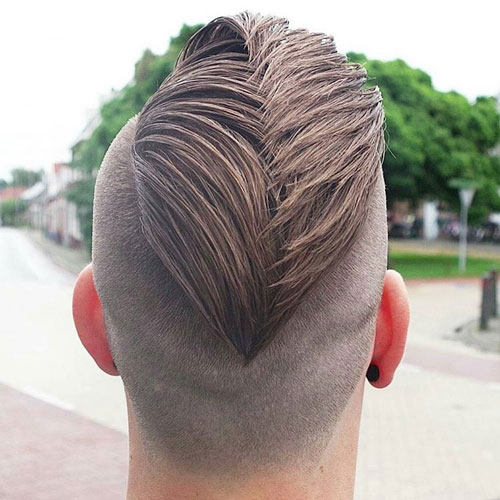 Best-Hairstyles-For-Men-Slicked-Back-Faux-Hawk-with-Undercut مدل مو پسرانه 2018