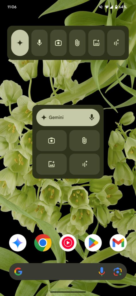 Gemini Android widget 2 473x1024 1