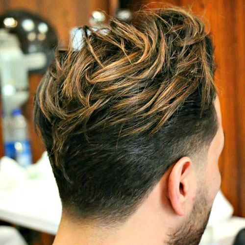 Long-Brushed-Back-Hairstyle مدل مو پسرانه 2018