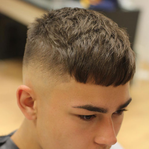 Low-Bald-Fade-French-Crop مدل مو پسرانه 2018