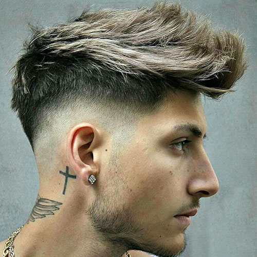Low-Fade-Thick-Quiff مدل مو پسرانه 2018