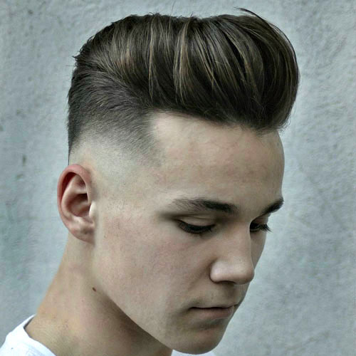 Modern-Pompadour-Mid-Fade مدل مو پسرانه 2018