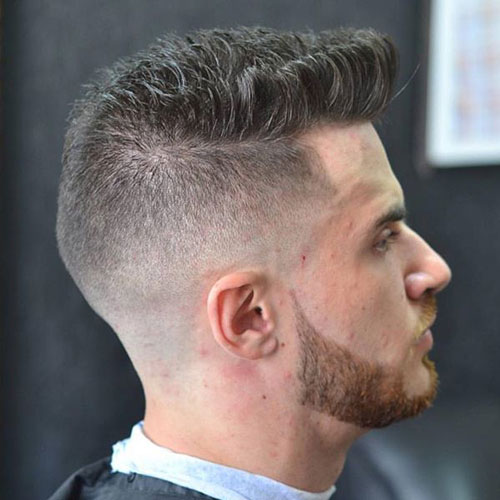 Popular-Hairstyles-Quiff-with-High-Skin-Fade مدل مو پسرانه 2018
