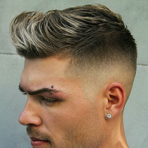 Quiff-High-Skin-Fade مدل مو پسرانه 2018