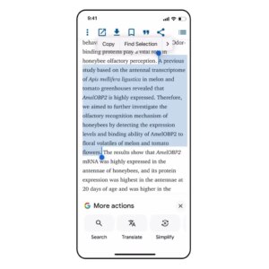 اپ گوگل در iOS قابلیت ساده‌سازی متون پیچیده با هوش مصنوعی را معرفی کرد