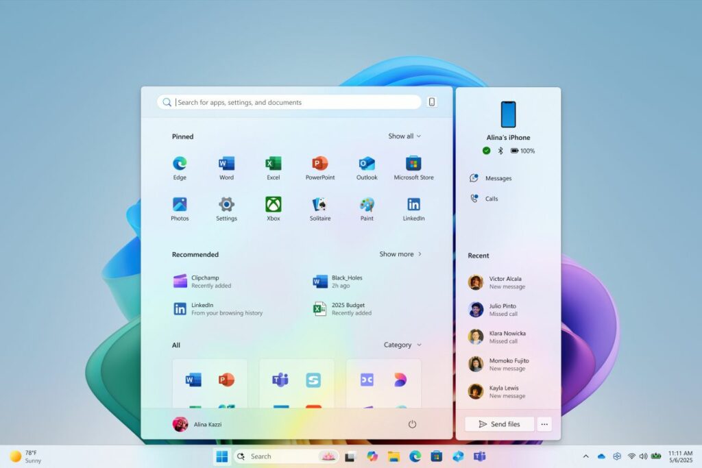 ویندوز 11 به نسخه بازطراحیشده منوی استارت مجهز میشود