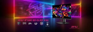 ام‌اس‌آی از مانیتورهای گیمینگ QD-OLED با نرخ نوسازی 500 هرتزی رونمایی کرد