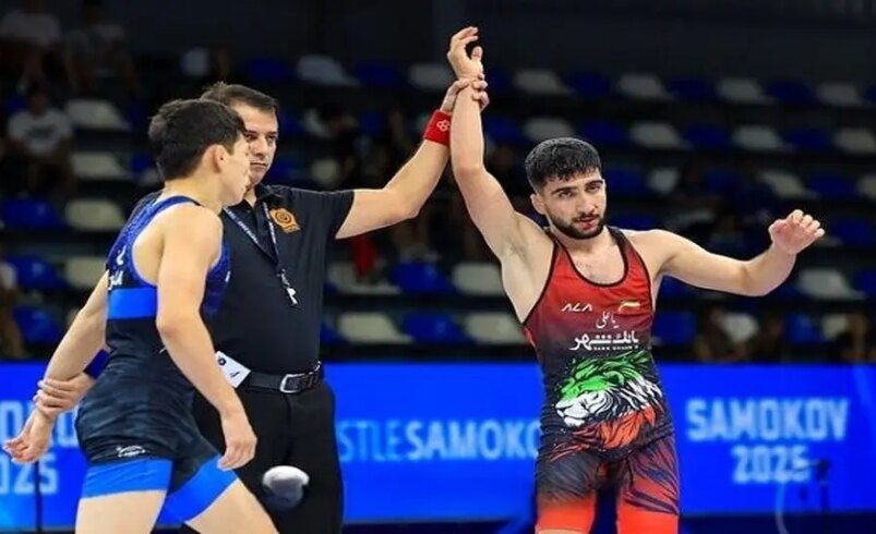 پیام احمدی هم به یک چهارم نهایی کشتی فرنگی قهرمانی جهان صعود کرد