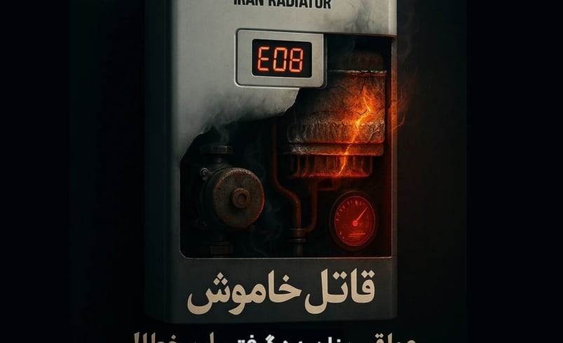 ارور E08 پکیج : قاتل خاموش پکیج شما!