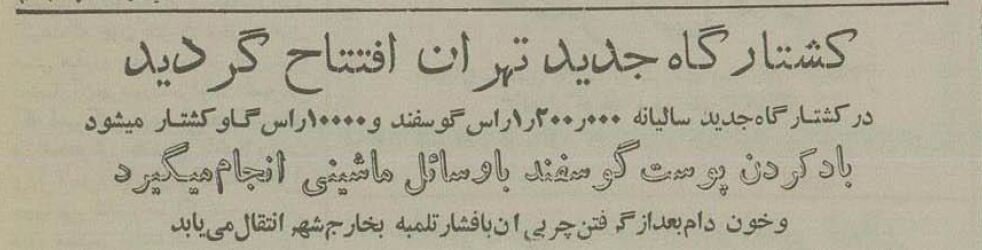 کشتارگاه تهران ۷۰ ساله شد! +عکس‌های تاریخی از مکانی که وجود ندارد