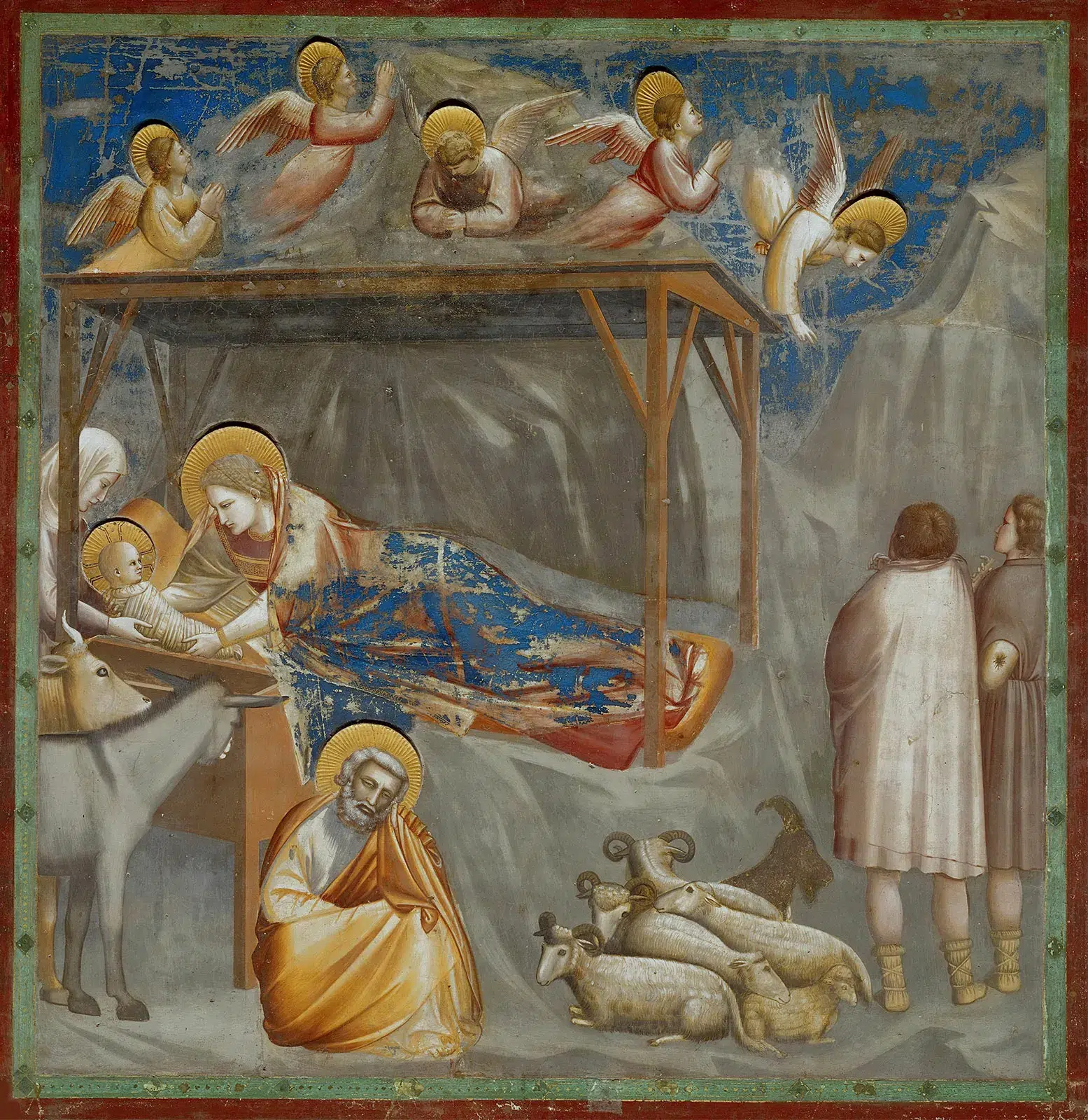 Nativity Giotto birth Jesus Scrovegni Chapel Padua
