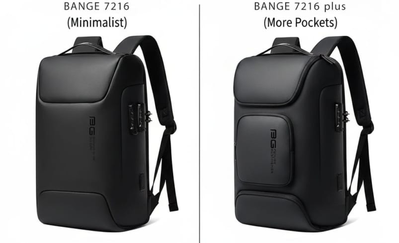 مقایسه کوله‌پشتی لپ تاپ بنج BANGE 7216 و BANGE 7216 Plus