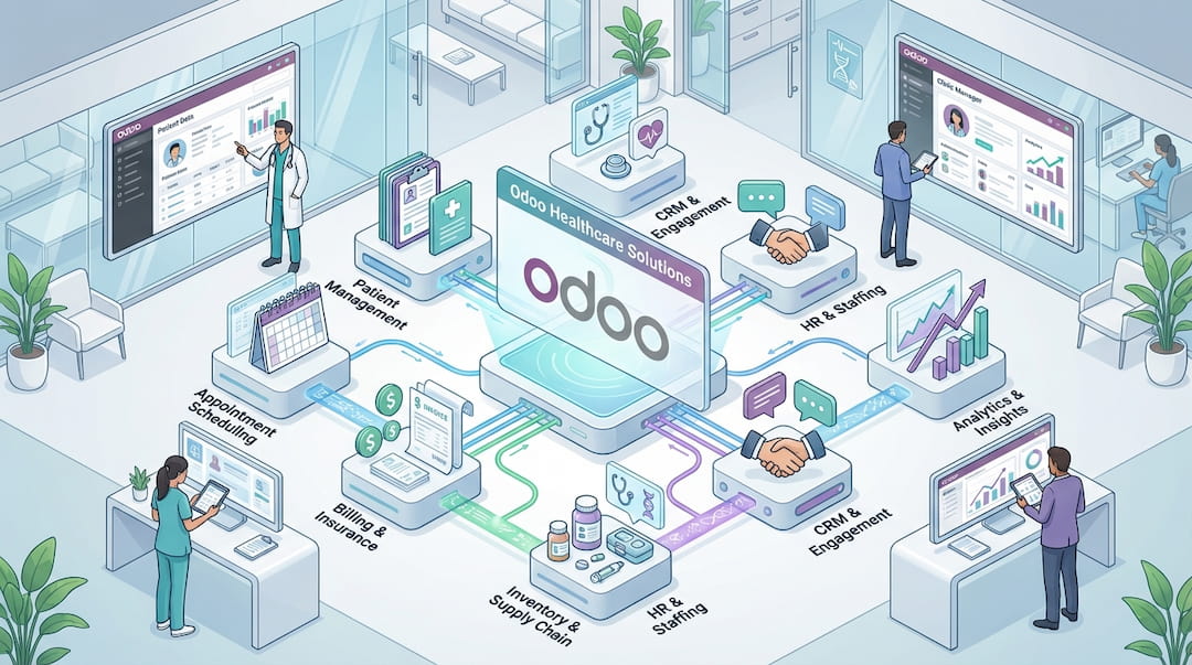 ماژول های اودوو در خدمت حوزه سلامت